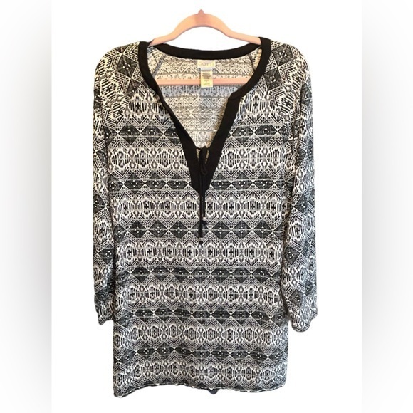 Dotti Other - DOTTI Swim cover up Diamond Daze Print Tunic Style Medium